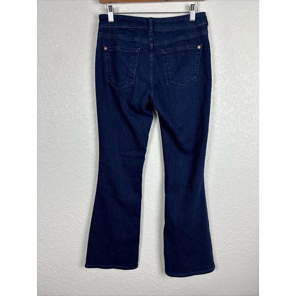 Pilcro Women’s Jeans Size 28 Dark Wash Flare Leg Boho Closet Staple - Picture 3 of 7